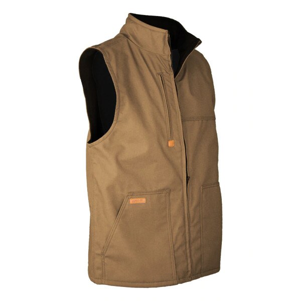 LAPCO FR Fleece Lined Vest with Windshield Technology in Brown